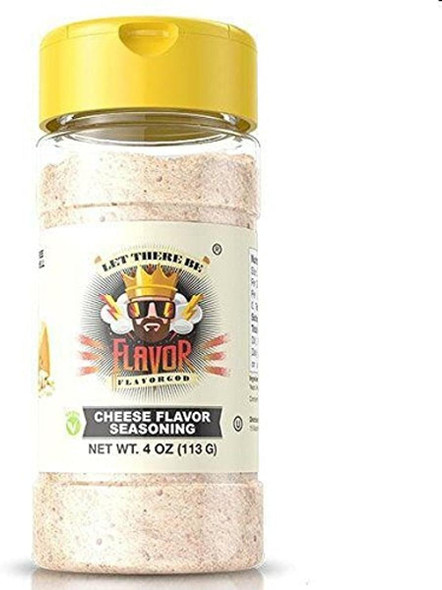 Flavor God Gluten Free Zero Calories Seasoning - Great for Meal Prep, Diet (Cheese Flavor Seasoning) 113 gram