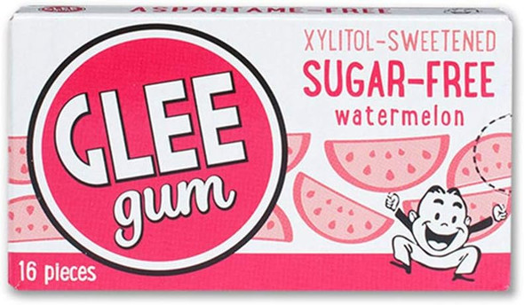 GLEEgum Gum Watermelon, 12 Count