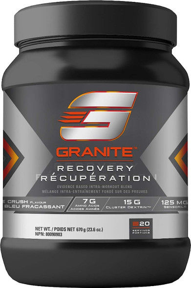 Granite Supplements Recovery Blue Crush - Intra workout 20 Servings 670 gram