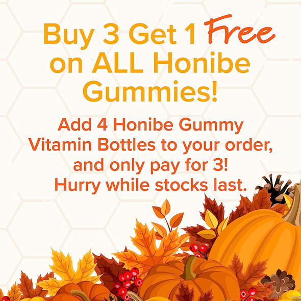 Honibe Complete Kids Multivitamin Gummies | Made in Canada | Children's Chewable Gummy Vitamins | Vegetarian Kids Vitamin Gummies | Fruit Flavoured Multivitamin Gummies for Kids | 70 Gummies