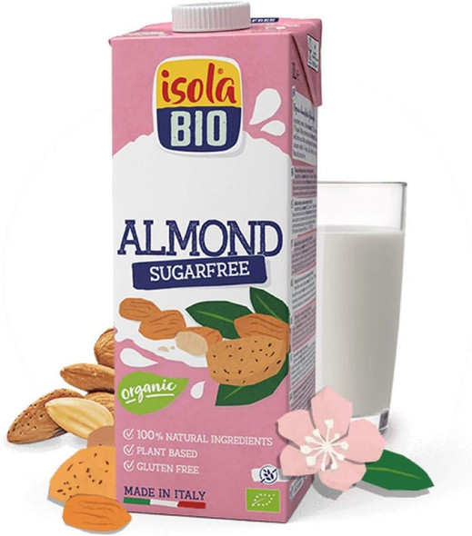 Isola Bio - Organic Almond Beverage Sugar Free 1000ML milliliter