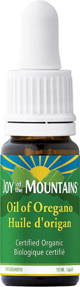Joy of the Mountains 100 Percent Wild Organic Oregano oil, 10 ml.