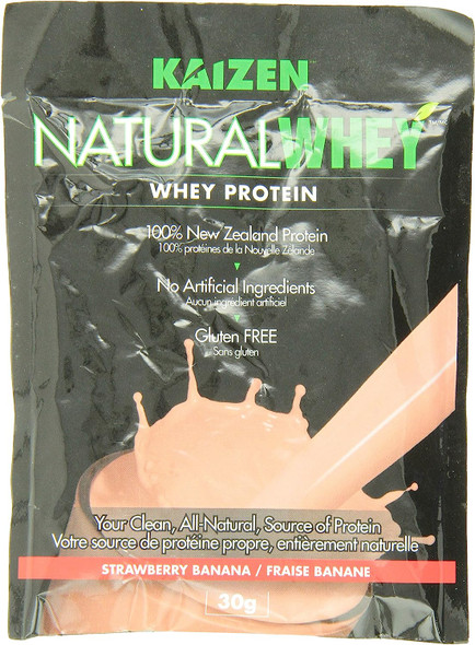 Kaizen 100% Natural Whey Singles 29.4 Gram (Pack of 10)