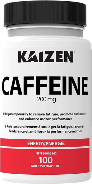 Kaizen Caffeine 100 Count - Packaging May Vary