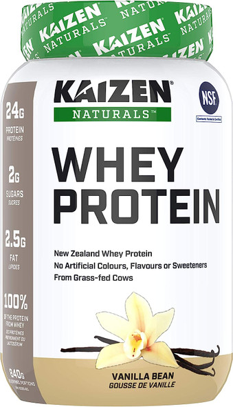Kaizen Naturals Whey Protein - Vanilla Bean 840g 840 gram