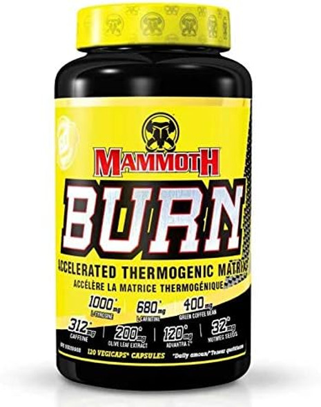 Mammoth Burn | Fat Burner Weight Loss Supplement | 120 Capsules