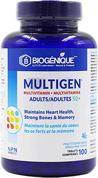 MULTIGEN - Daily Multivitamin - Biogenique (100 tabs)