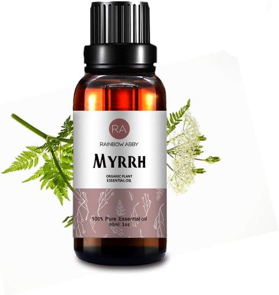 Myrrh Essential Oil 30ml (1oz) - 100% Pure Therapeutic Grade for Aromatherapy Diffuser, Massage, Skin Care