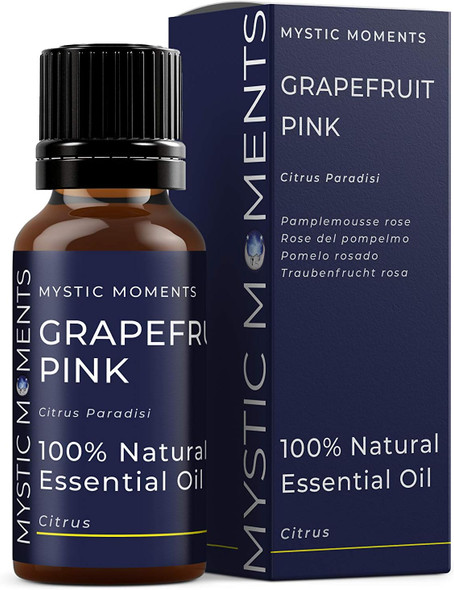 Mystic Moments | Grapefruit Pink Essential Oil - 10ml - 100% Natural