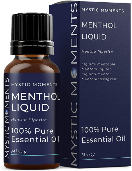 Mystic Moments | Menthol Liquid Essential Oil - 10ml - 100% Pure