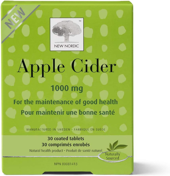 Nordic-Apple Cider 1000Mg 30 Tabs