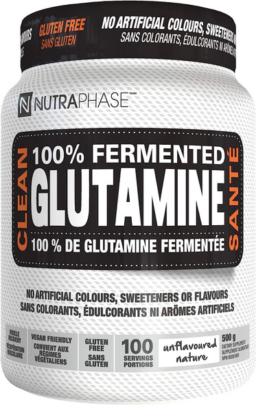 NutraPhase Clean 100% Fermented Glutamine