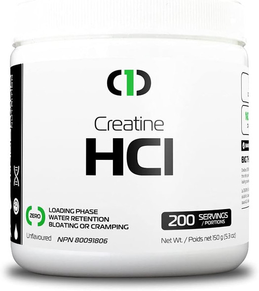 One Brand Nutrition Creatine HCL (200 Servings) | 100% Pure Unflavoured VEGAN