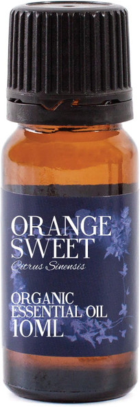 Orange Sweet Organic Essential Oil - 10Ml - 100% Pure