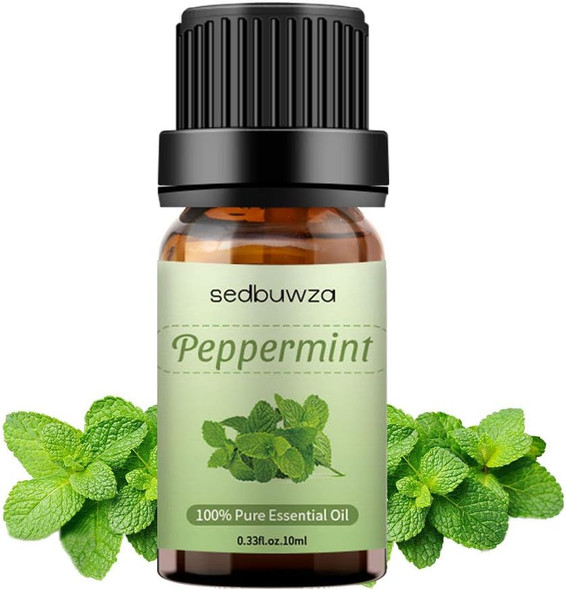 Peppermint Essential Oil 10ML, 100% Pure & Natural Organic Peppermint Essential Oil, Aromatherapy Oil For Diffuser, Bath, Peppermint Massage Oils
