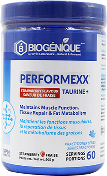 PERFORMEXX (strawberry) - L-Taurine Workout Supplement - Biogenique