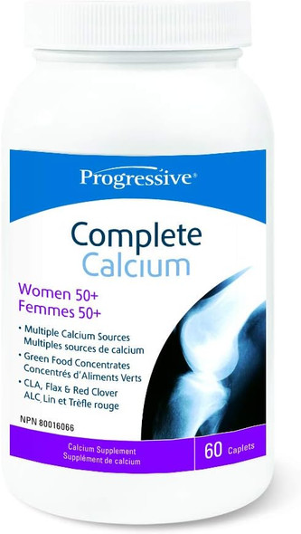 Progressive Calcium for Women Ages 50+, 60 Tablets