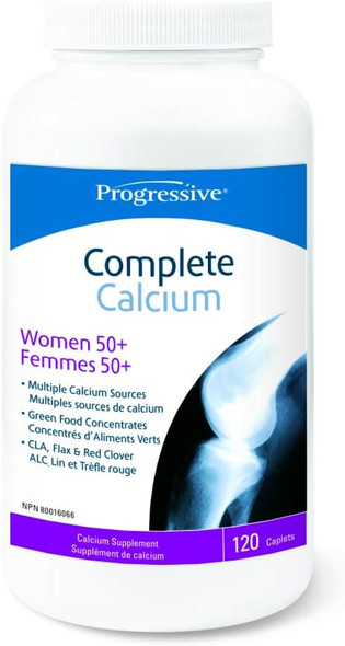 Progressive Complete calcium women 50+ tablets, 120 Count
