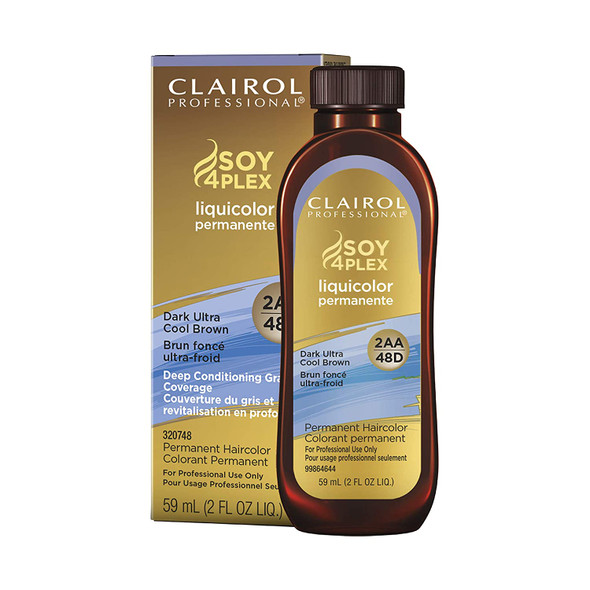 Clairol Professional Permanent Liquicolor, 2AA Dark Ultra Cool Brown, 2 Fl Oz