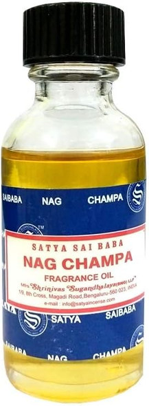 Satya Nag Champa Fragrance oil (1 oz)- 30 ML