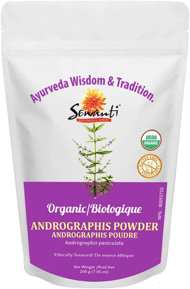 Sewanti Organic Andrographis (kalmegh) Powder (npn): 80093750 200 gram