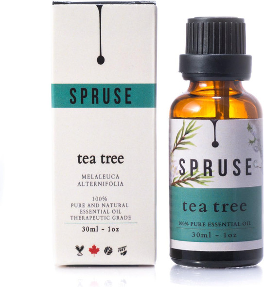 SPRUSE Tea Tree Essential Oil - 30ml - 100% Natural Undiluted