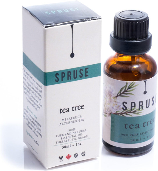 SPRUSE Tea Tree Essential Oil - 30ml - 100% Natural Undiluted