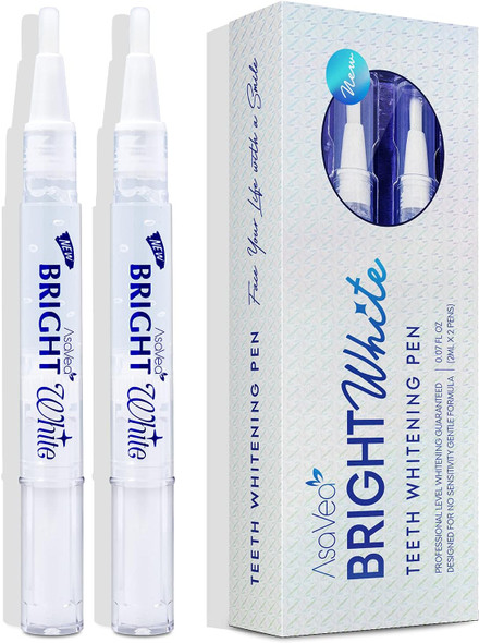 Teeth Whitening Pen, Affordable Yet Effective, Whitening Gel, Painless, No Sensitivity, Easy To Use, For Beautiful White Smile- 2 Pack