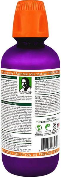 TheraBreath Kids Anti-Cavity Oral Rinse - Organic Gorilla Grape | Fluoride & Xylitol - Supports Healthy Teeth & Reduces Cavities | 473ml