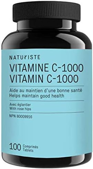 Vitamin C-1000 - Support Immune System - Powerful antioxidant- With Rose hips - 1000mg - 100 Tablets