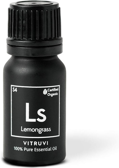 Vitruvi Organic Lemongrass, 100% Pure Premium Essential Oil (0.3 fl.oz)
