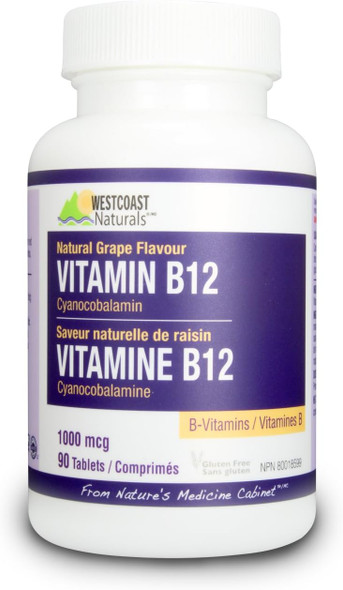WESTCOAST NATURALS Vitamin B12-90 count