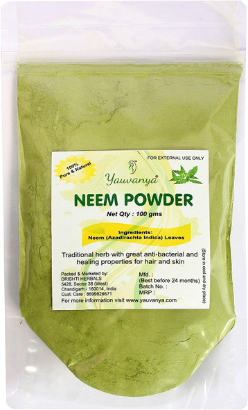 Yauvanya Neem (Azadirachta indica) Powder - 100 gms