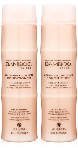 Alterna Bamboo Volume Abundant Volume Conditioner, 8.5-Ounce (2-Pack)