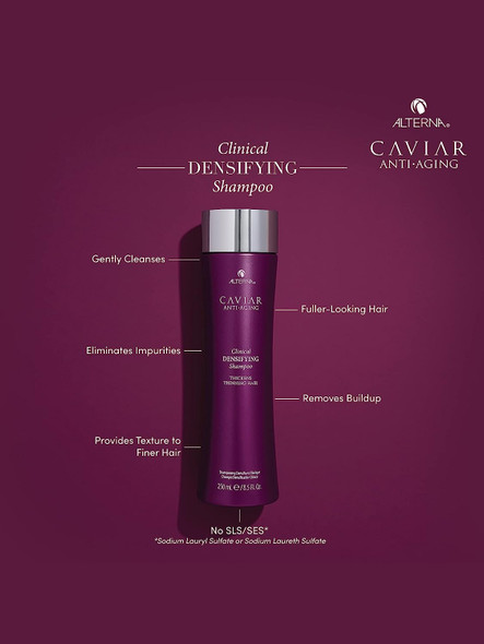 Alterna Caviar Anti-Aging Clinical Densifying Shampoo | For Fine, Thinning Hair | Thickens Hair, Protects Scalp | Sulfate Free