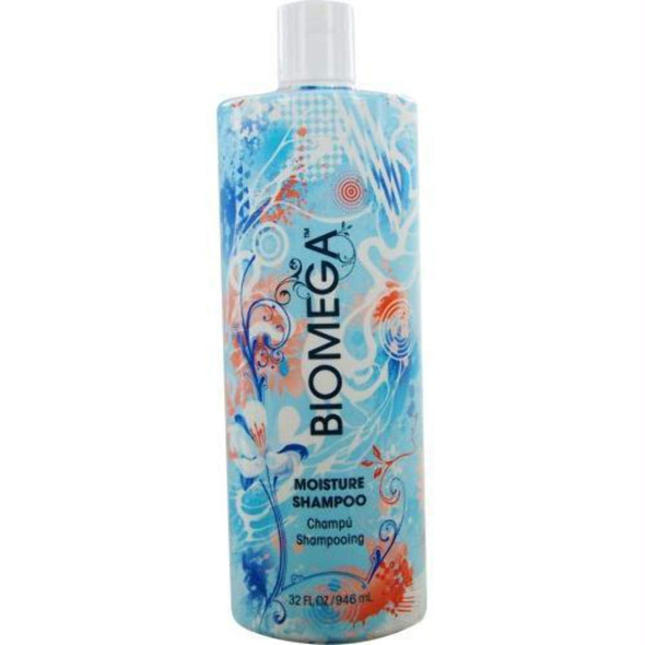 BIOMEGA Moisture Shampoo, 32 Oz, Creates Fuller Volume, Hydrating Formula Cleanses Hair while Infusing it with Omega-Rich Moisturizers and Keratin Amino Acids, 32 fl. oz.