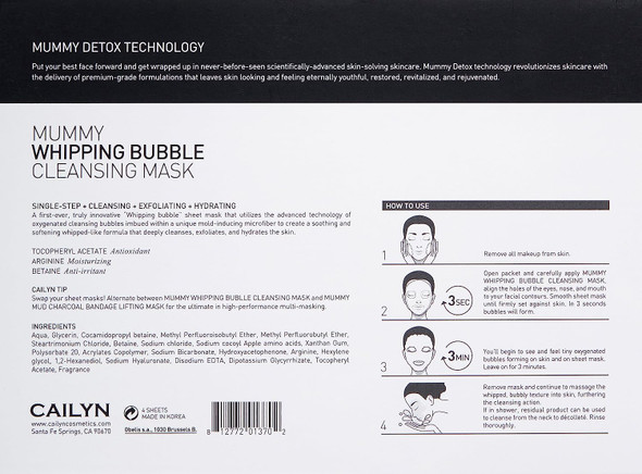 CAILYN Mummy Whipping BuBBle Cleansing Mask