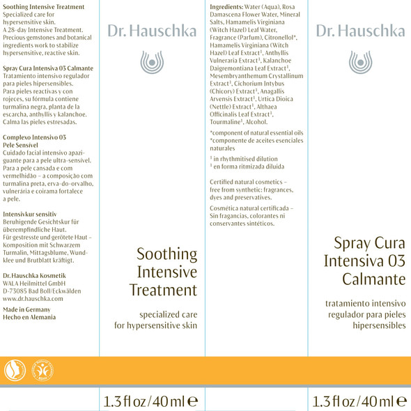 Dr. Hauschka Skin Care, Soothing Intensive Treatment, 1.3 fl oz