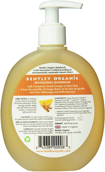 Bentley Organics Revitalising Handwash 250 ML