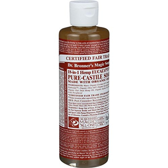 Dr Bronner Eucalyptus Castile Liquid Soap 236 ML