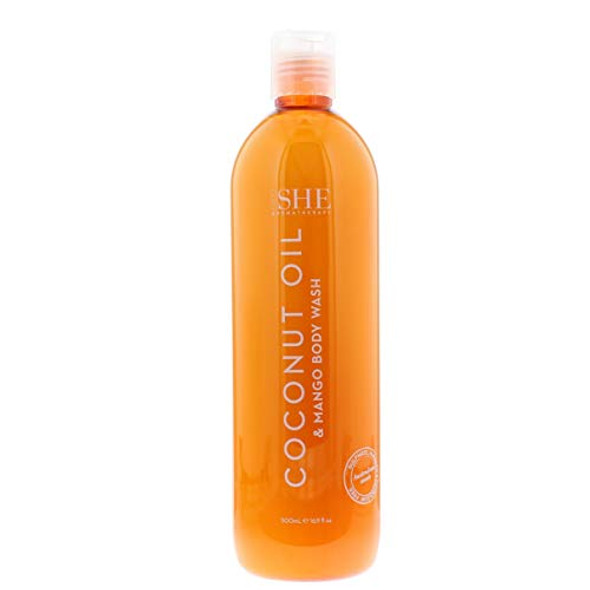 Om She Aromatherapy Coconut Oil & Mango Body Wash 500ml