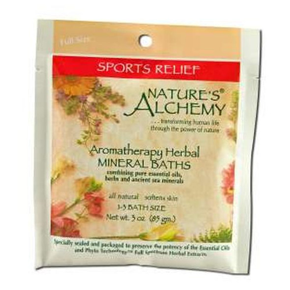 Aromatherapy Bath Sports Relief 3 Oz By Natures Alchemy