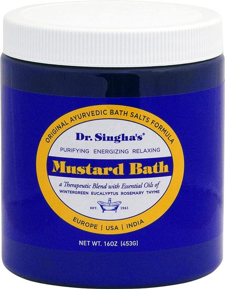 Mustard Bath 16 Oz By Dr. Singhas Mustard Bath