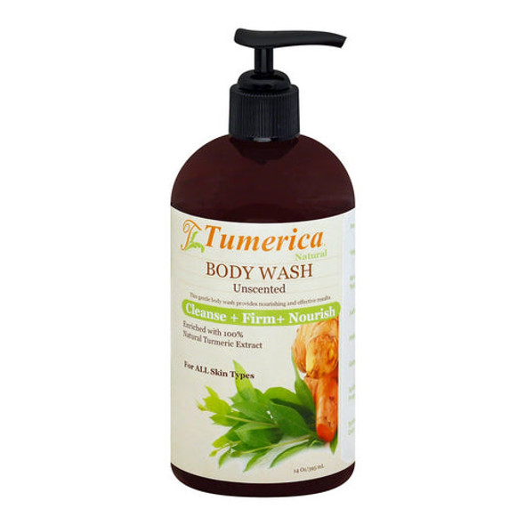 Organic Body Wash Unscented 15 oz By Tumerica