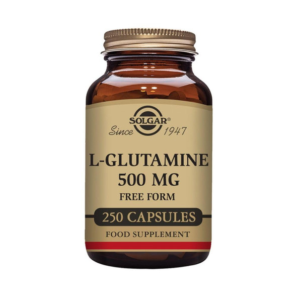 Solgar L-Glutamine 500 mg  250 Vegetable Capsules