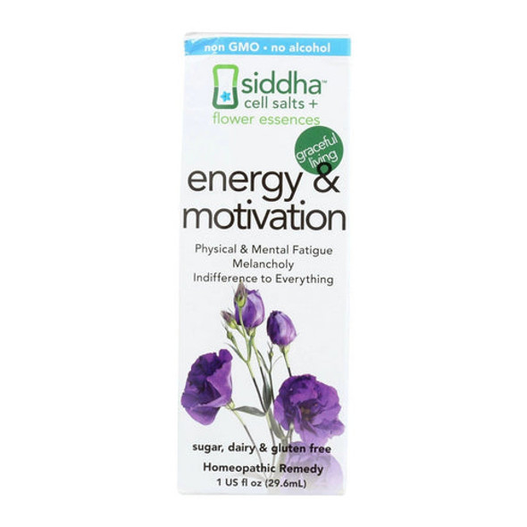 Energy & Motivation 1 Oz By Sidda Flower Essences