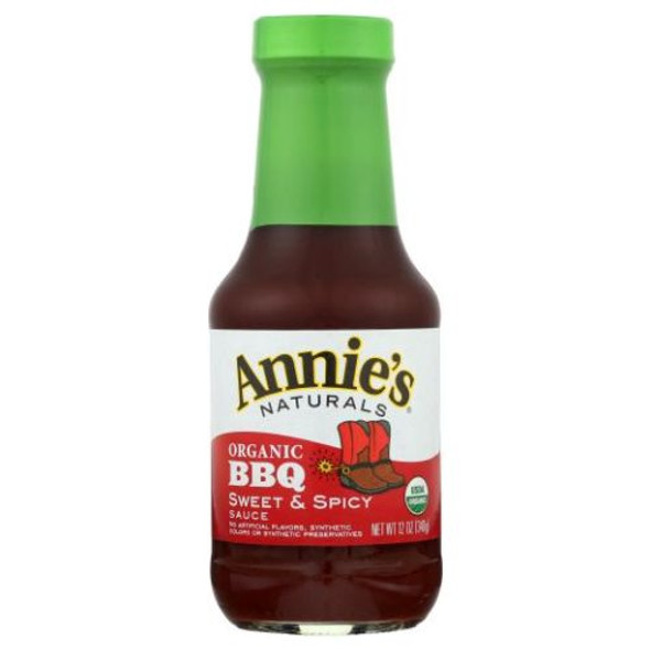 Sweet & Spicy Barbeque Sauce 12 Oz By Annie's Homegrown