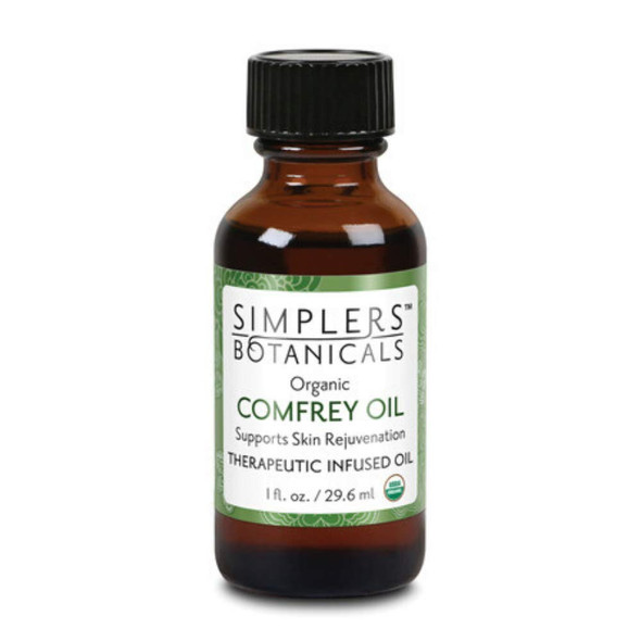 Organic Comfrey Infused Oil 1 oz By Simplers Botanicals