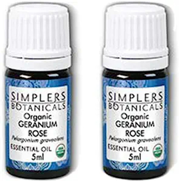 Organic Geranium Rose 5 ml By Simplers Botanicals