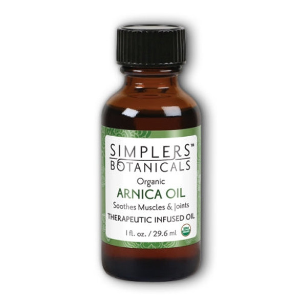 Organic Arnica Infused Oil 1 oz By Simplers Botanicals